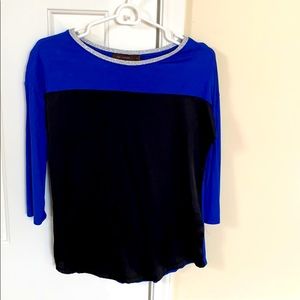 Fun work or casual top! Limited 💕💙🖤